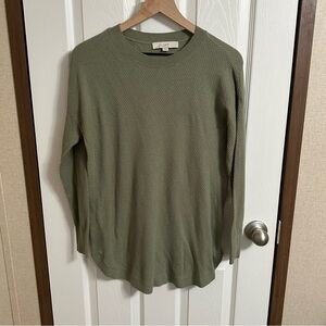 Loft green long sleeve sweater sz Sm